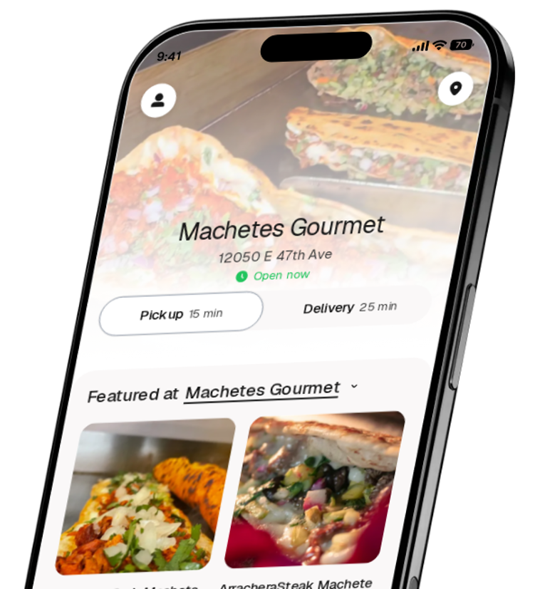 Machetes Gourmet app preview