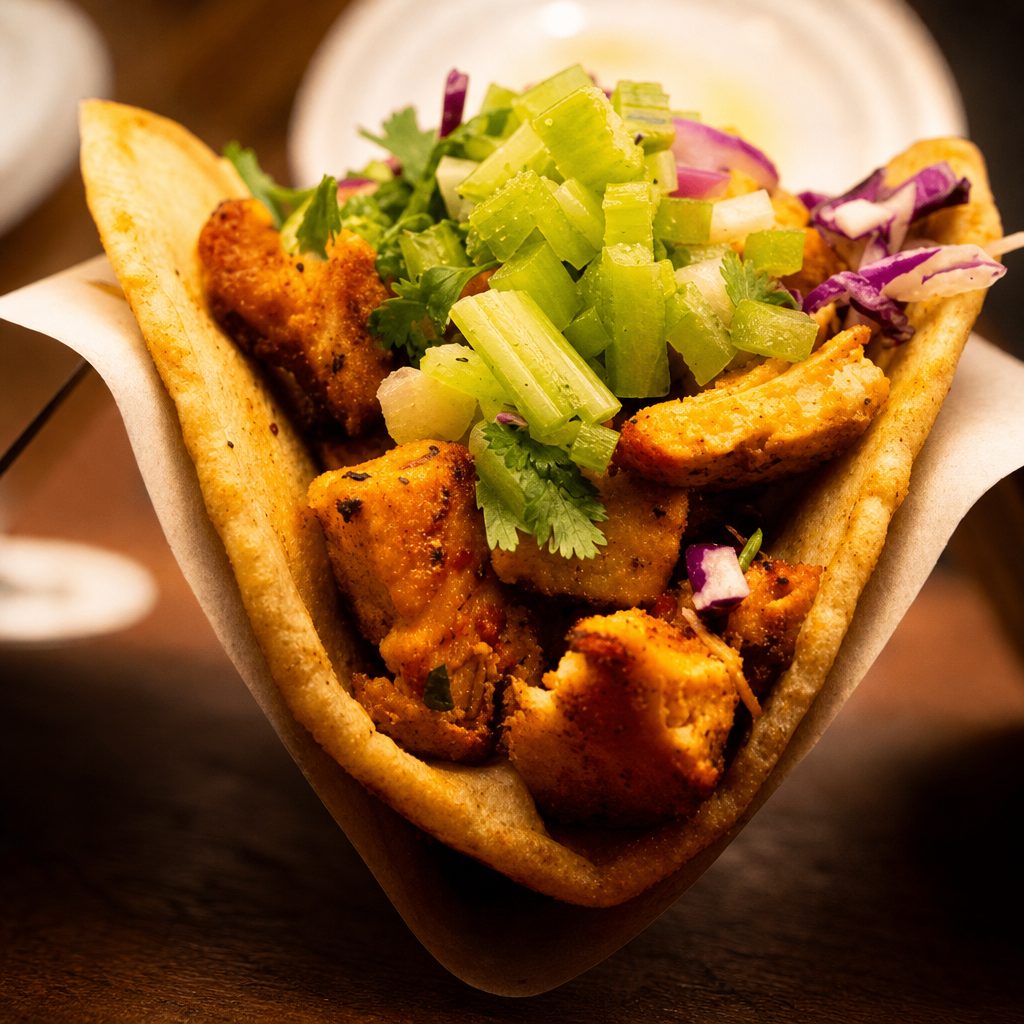 Pechuga Adobada/Chicken Breast Taco.